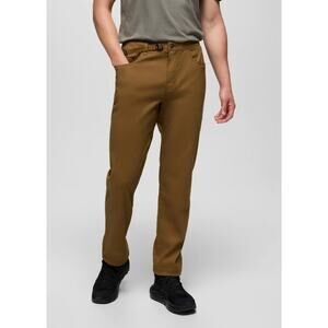 PRANA Men's Stretch Zio Top-Out Pants XXL Brown Sepia Straight Leg Hiking NWT